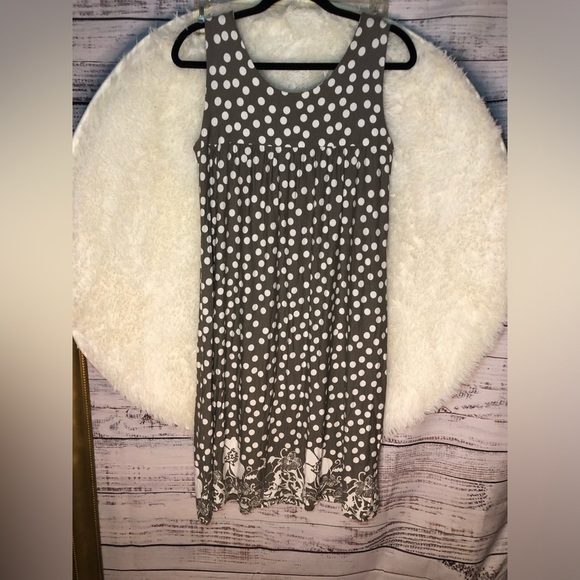 Multicolored Grey and White Sleeveless Sheath Midi Dress size 6 NWOT - Picture 7 of 13